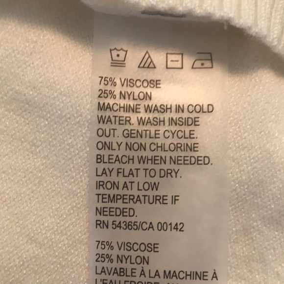 Allison Daley Ribbed Knit Sweater Size Large Cream Pullover - Picture 7 of 11